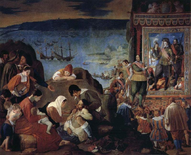 Maino, Juan Bautista del Recapture of Bahia oil painting image